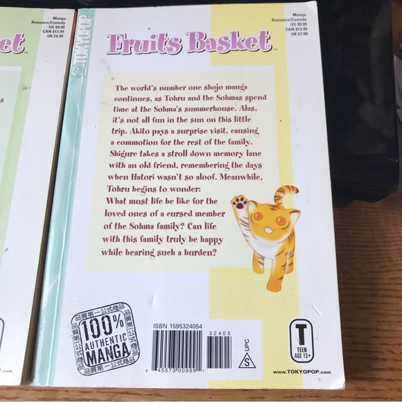 Fruits basket manga volumes 10 & 12 tokyopop English 2005 - Picture 5 of 8